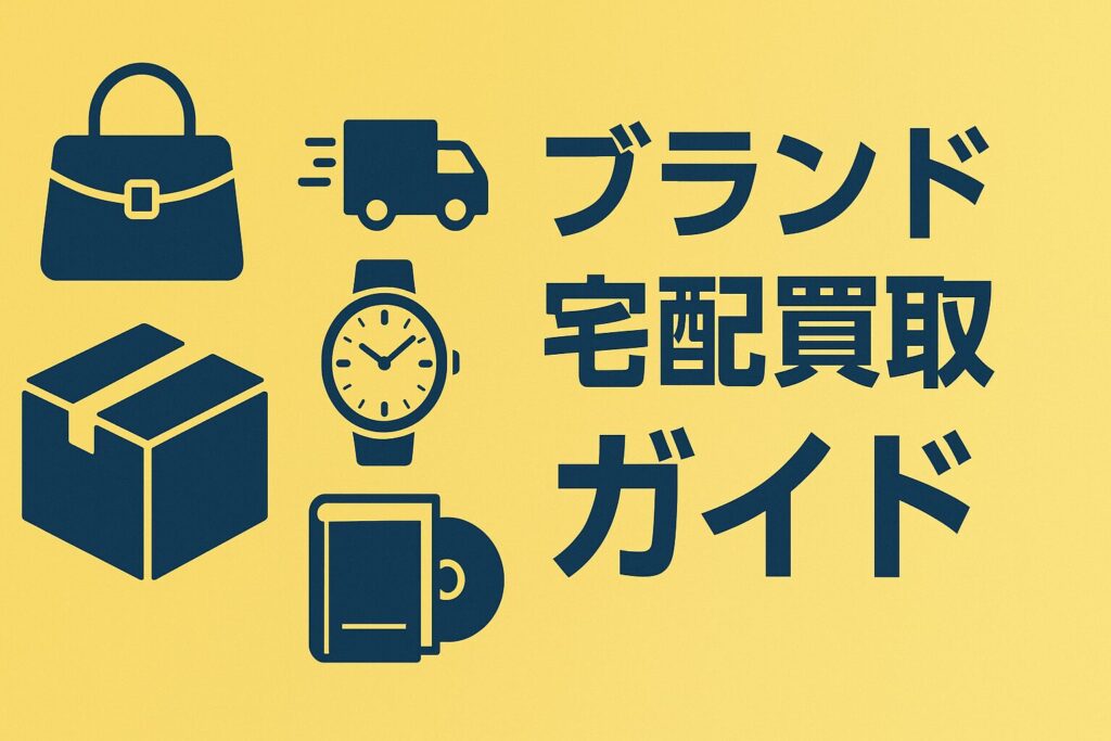宅配買取サービス徹底ガイド｜おすすめ業者・ブランド・注意点まで完全解説