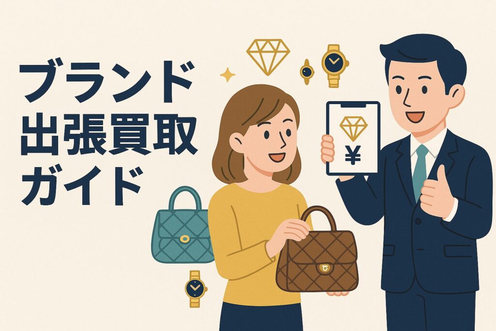 ブランド品の出張買取で失敗しない選び方と注意点