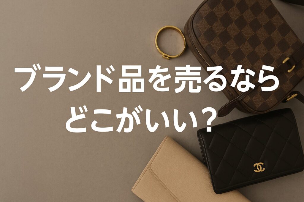 ブランド品を売るならどこがいい?業者の比較と選び方
