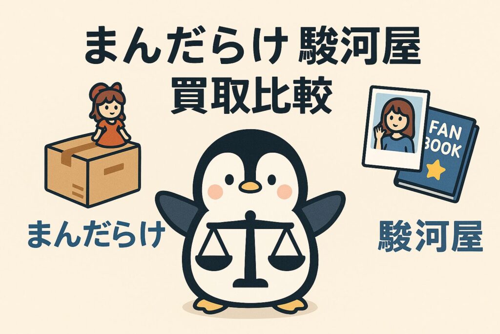 まんだらけと駿河屋の買取を徹底比較｜相場・送料・査定のコツまで